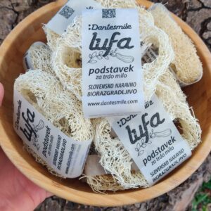 podstavek za trdo milo iz slovenske lufe