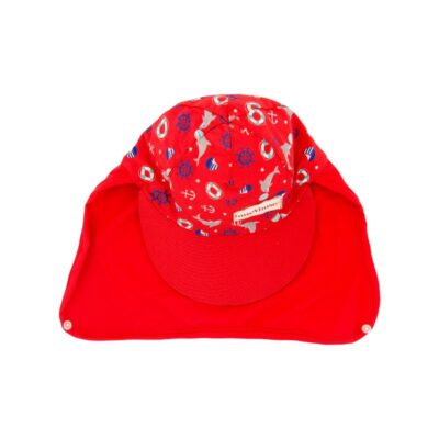 Klobuk z UV zaščito za malčke red marine